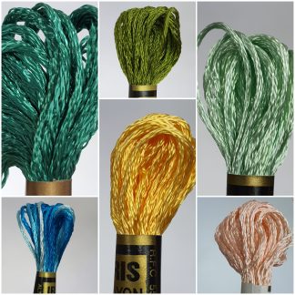 Hilaza Iris Rayon de colores